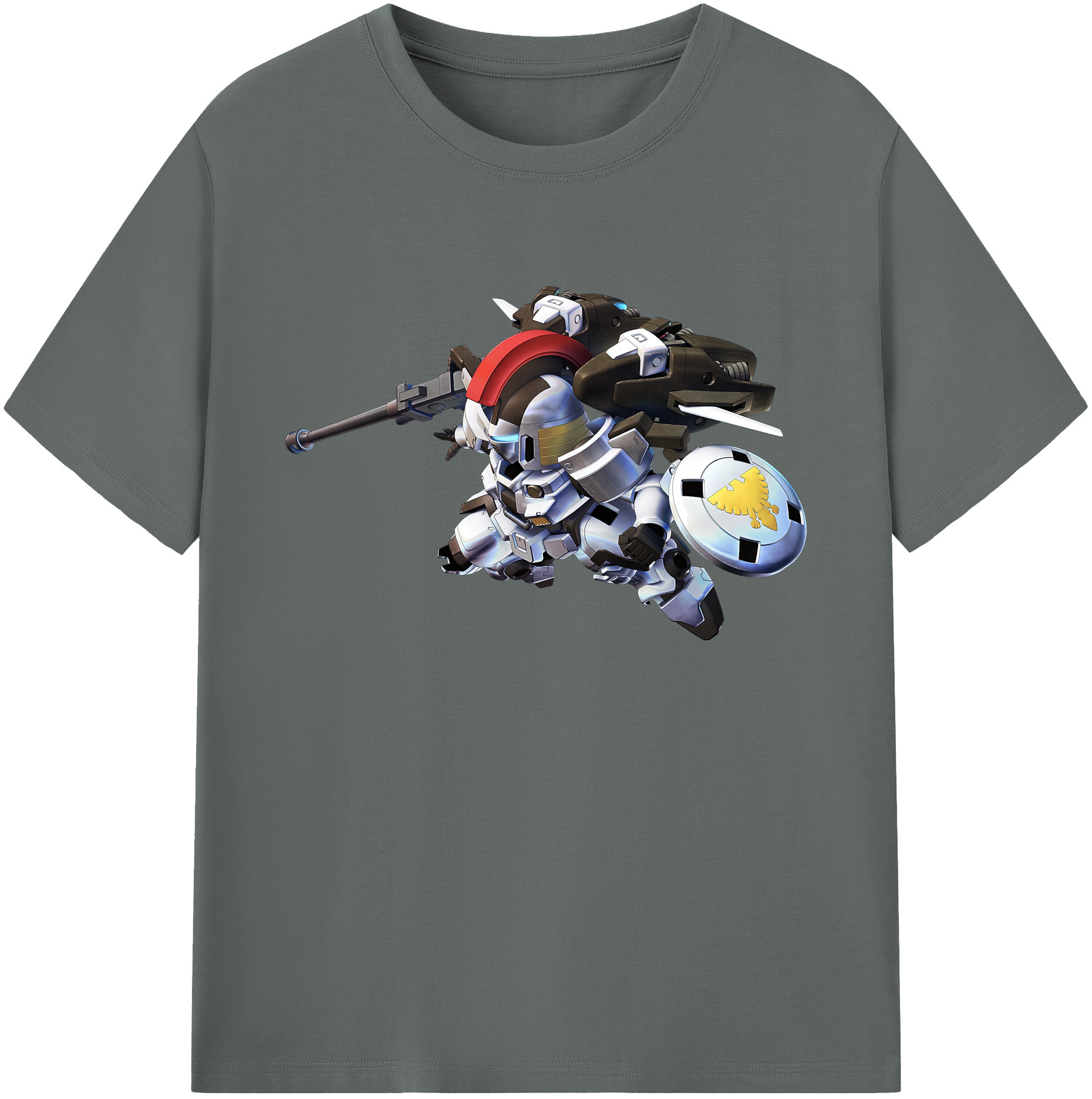 （画像用） 機動戦士ガンダム Mobile Suit Gundam 綿100％ メンズ半袖Tシャツ｜肌触りやわらか＆通気性